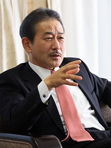 三菱ガス化学代表取締役社長倉井敏磨氏