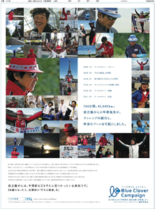 2011年１月22日付　朝刊　ブルークローバー・キャンペーン運営委員会