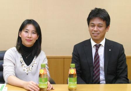 川端文子氏（左）、石垣浩司氏（右）