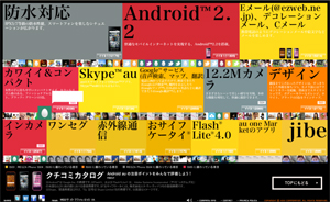 ＫＤＤＩ Android(TM) au「クチコミカタログ」